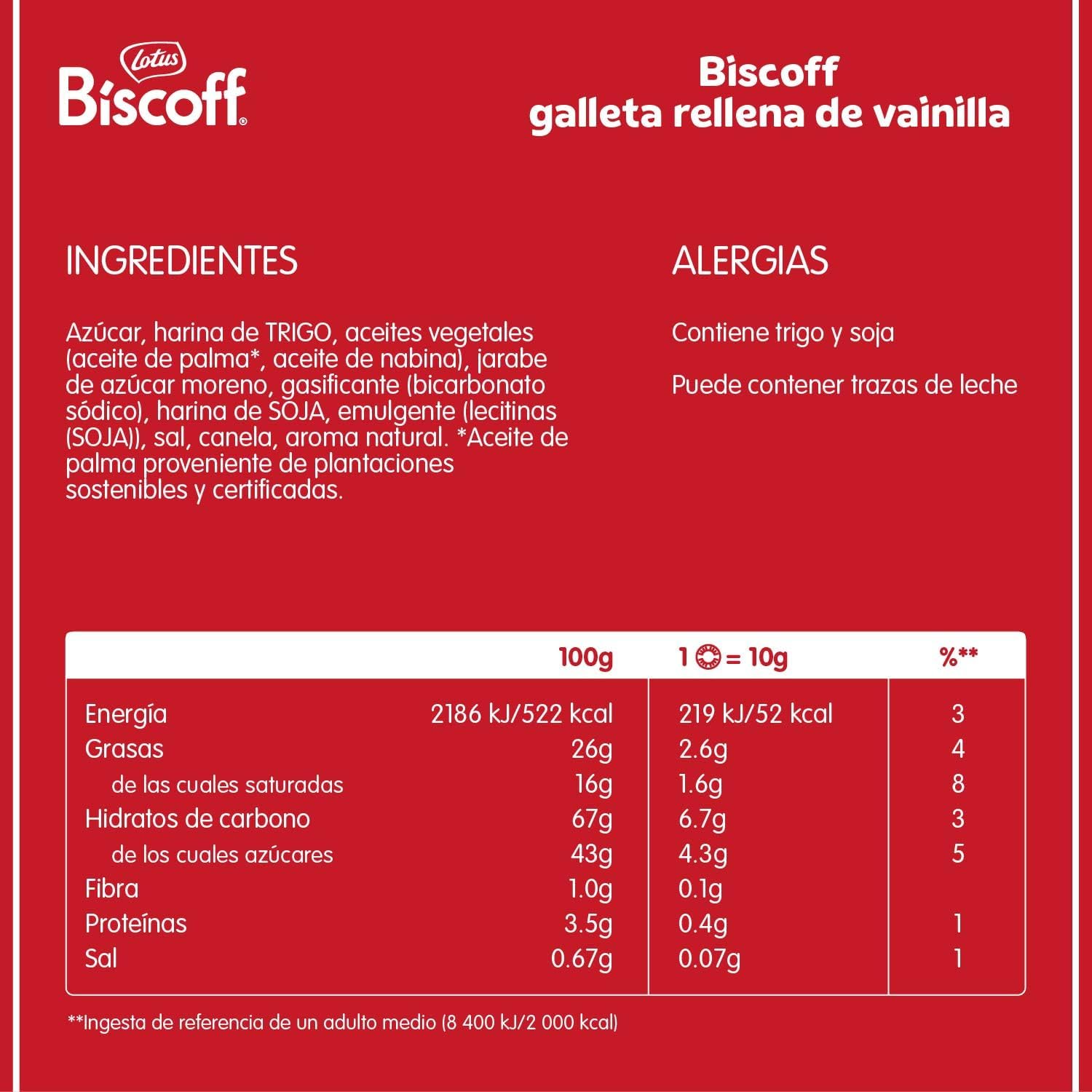 Detalle 2 de Lotus Biscoff Galletas rellenas 9x150g 🍪