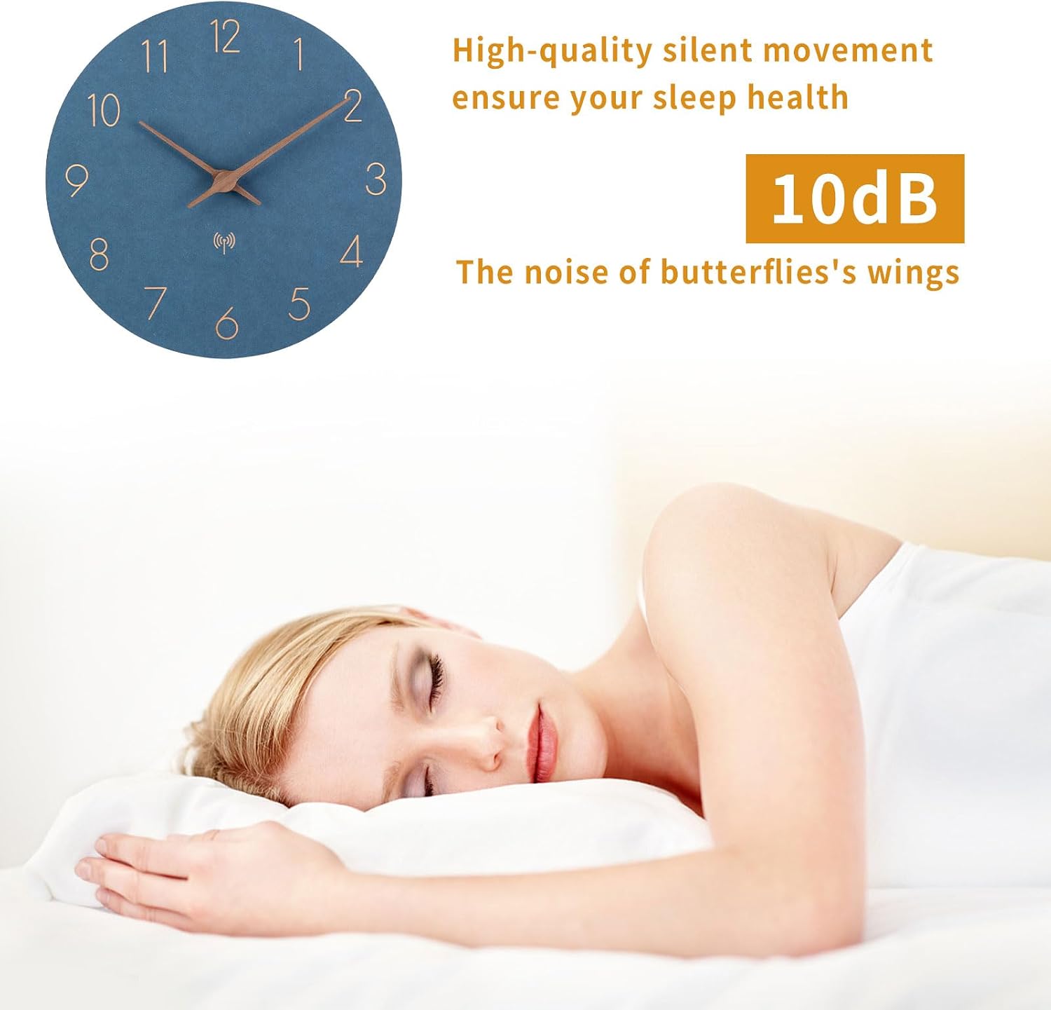 Detalle 2 de ACCSHINE Horloge Murale silencieusement radiogestuurde wandklok 30 cm