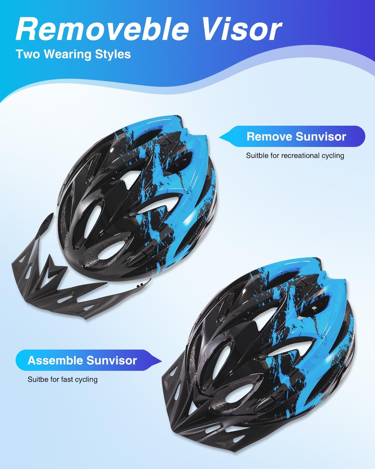 Detalle 1 de Kids Bike Helmet 3–15 Years 48–58 cm