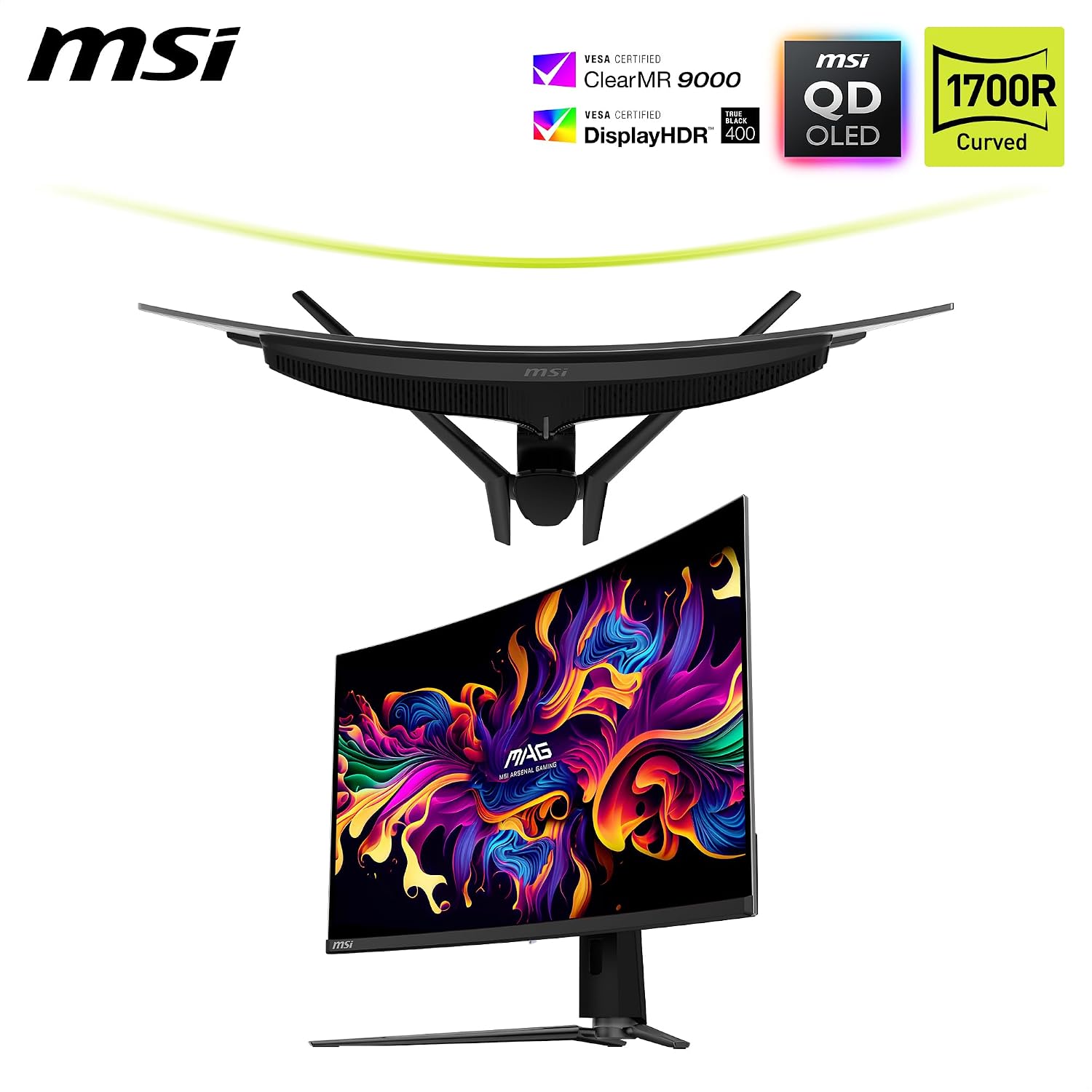 Detalle 2 de MSI MAG 321CUPDE QD-OLED Gaming Monitor 32 Zoll