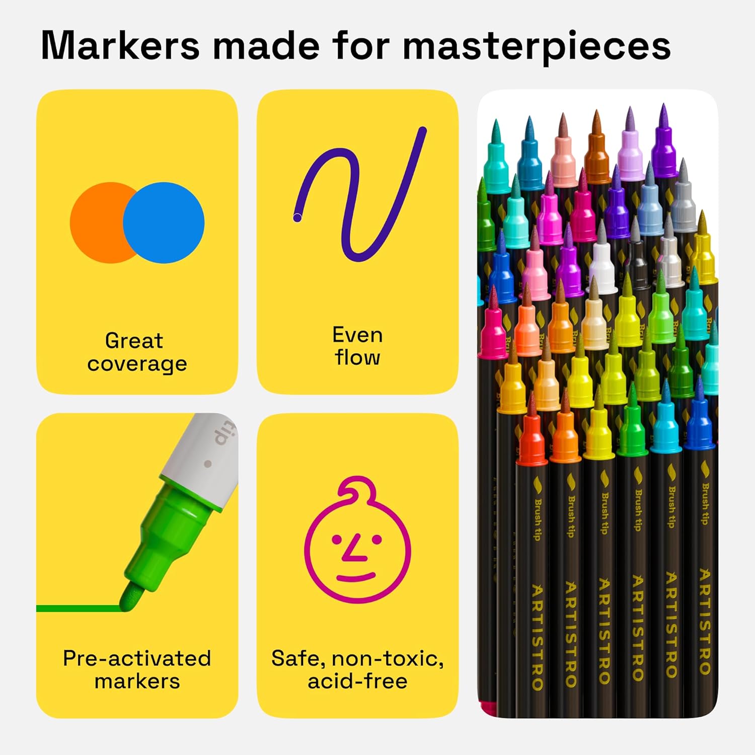 Thumbnail 4 de ARTISTRO 36 Fabric Markers