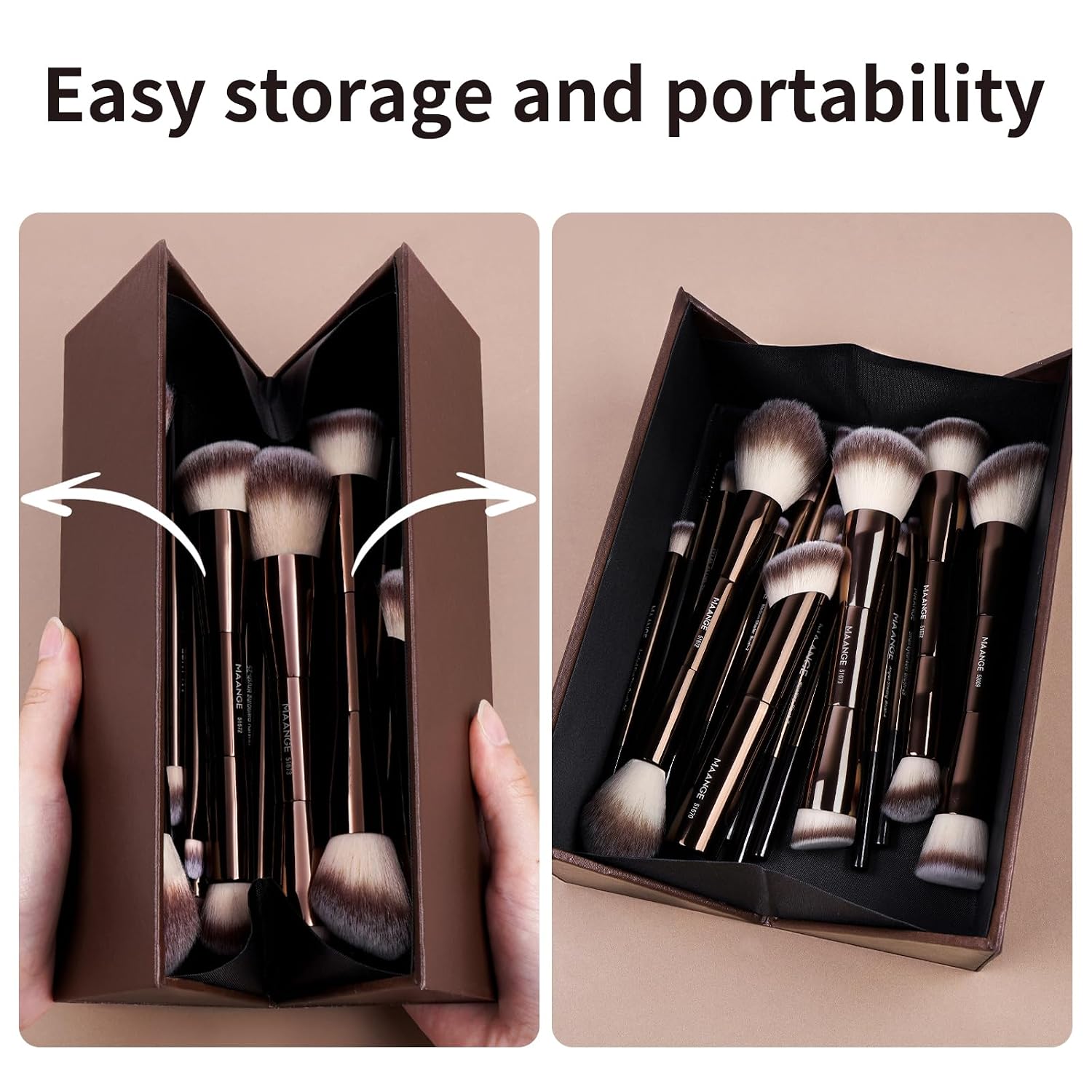 Detalle 2 de MAANGE 20-Piece Makeup Brushes ๐
