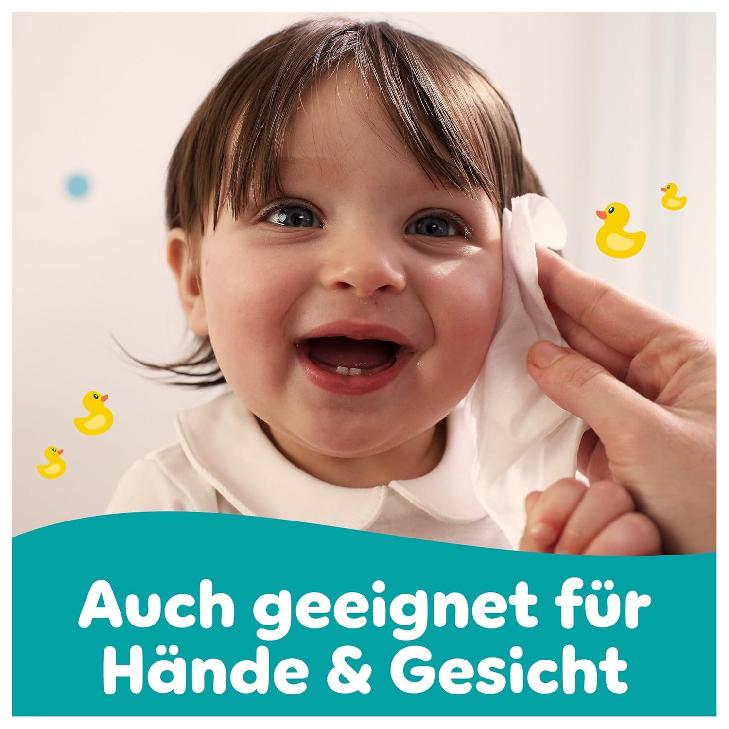 Detalle de Pampers Fresh Clean Feuchttücher 15 Packungen – 80 Stück pro Packung, 1200 Feuchttücher, milder Duft