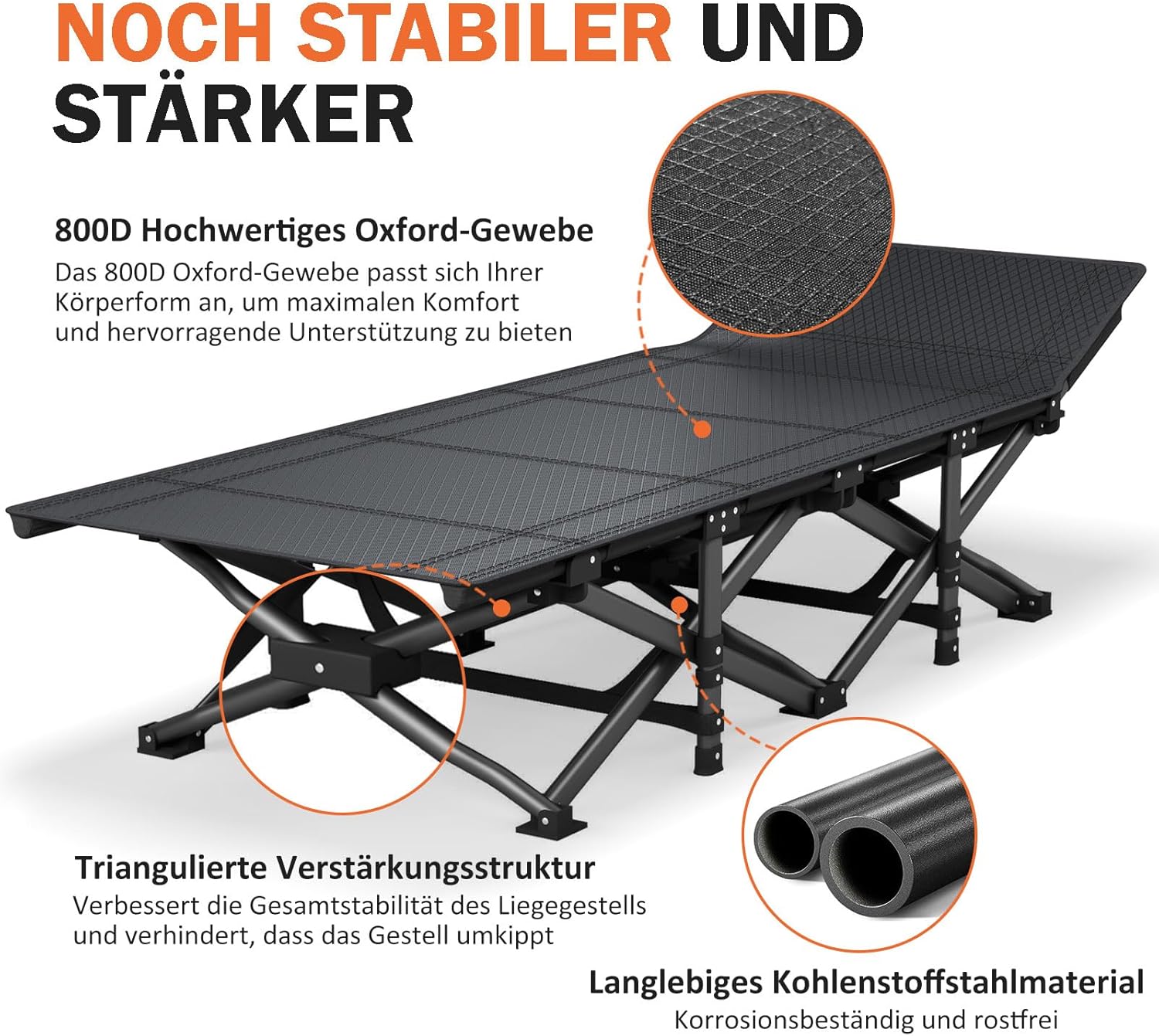 Thumbnail 4 de ATORPOK SHOP Campingbett klappbar 200 kg