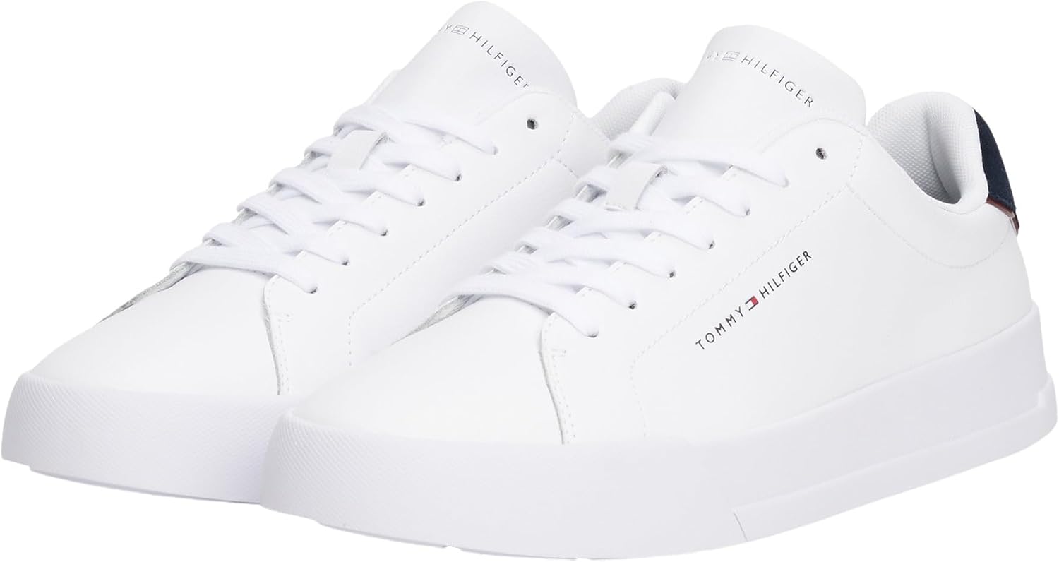 Thumbnail 3 de Tommy Hilfiger Sneakers Plate Cuir