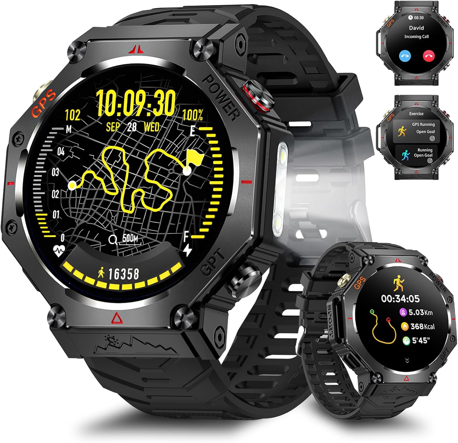 Rmana Montre Connectée Homme avec GPS