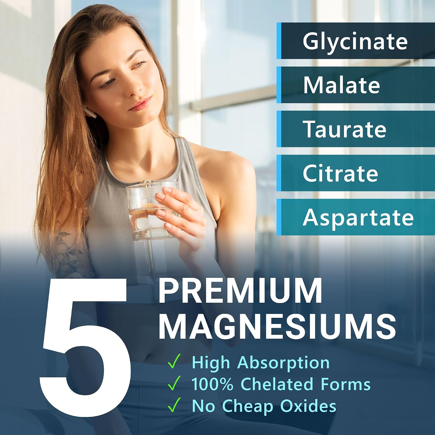 Detalle de MyoActivo 5-in-1 Magnesium Supplement