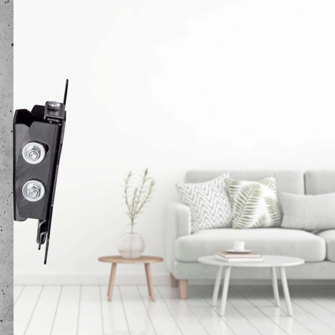 Detalle de Hama neigbare TV-Wandhalterung für 10–26 Zoll bis 30 kg (VESA 75/75 & 100/100) schwarz