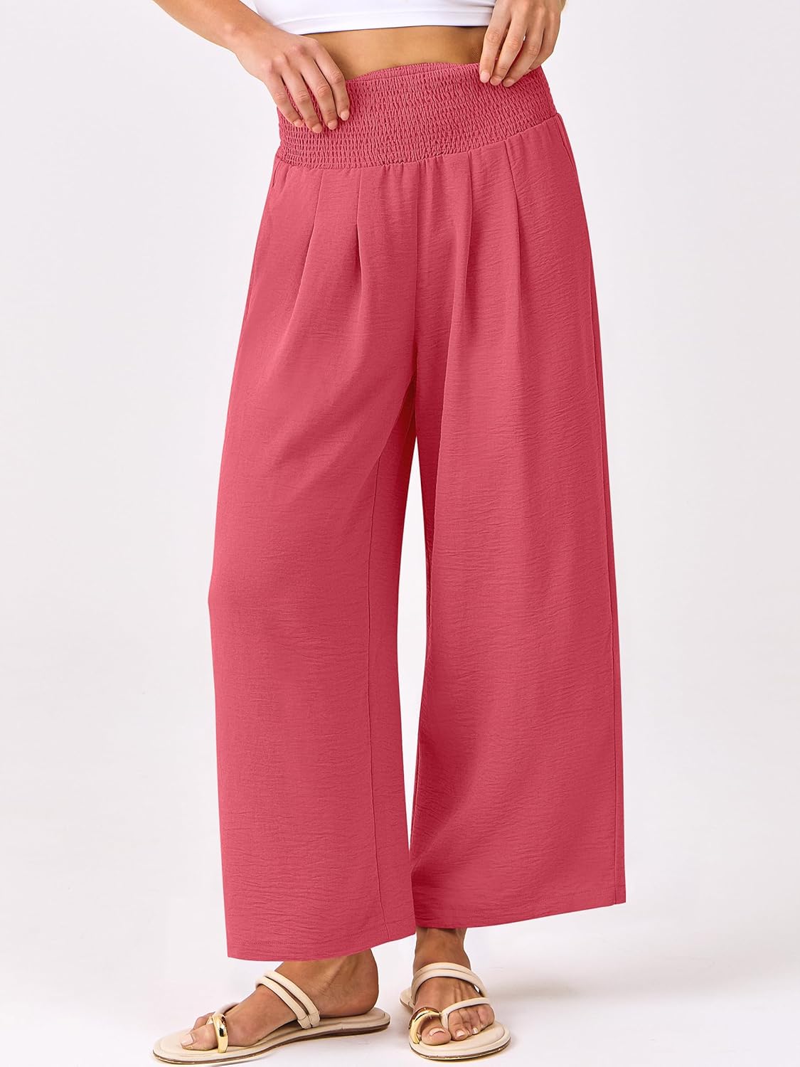 Thumbnail 1 de ANRABESS Wide-Leg Palazzo Pants for Women with High Waist