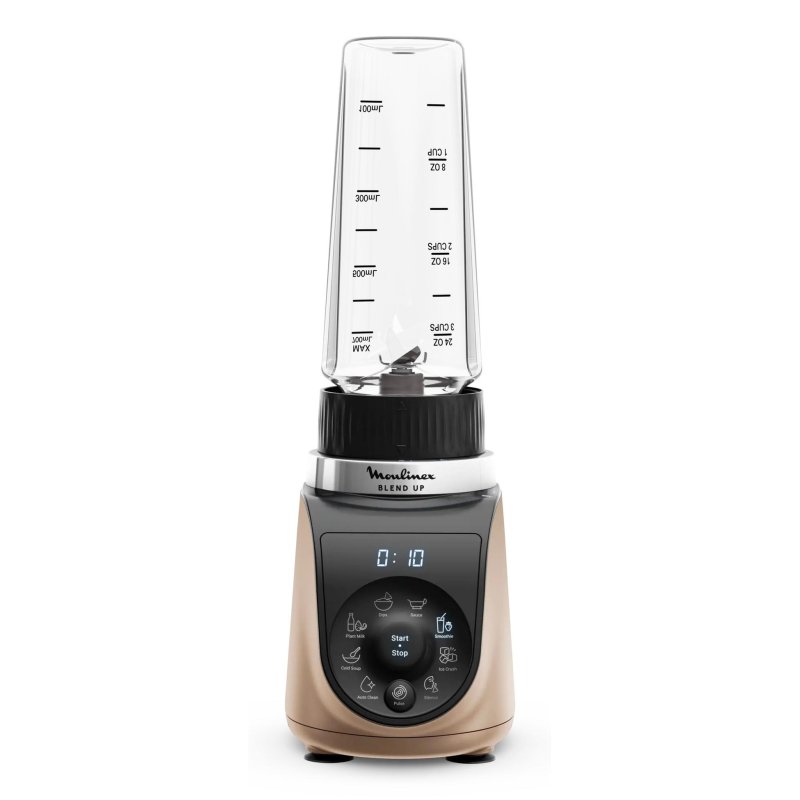 Detalle 1 de Batidora de vaso Moulinex Blend Up LM190AF0 0,85 L 1000 W — 8 velocidades con LCD y cuchillas Powelix