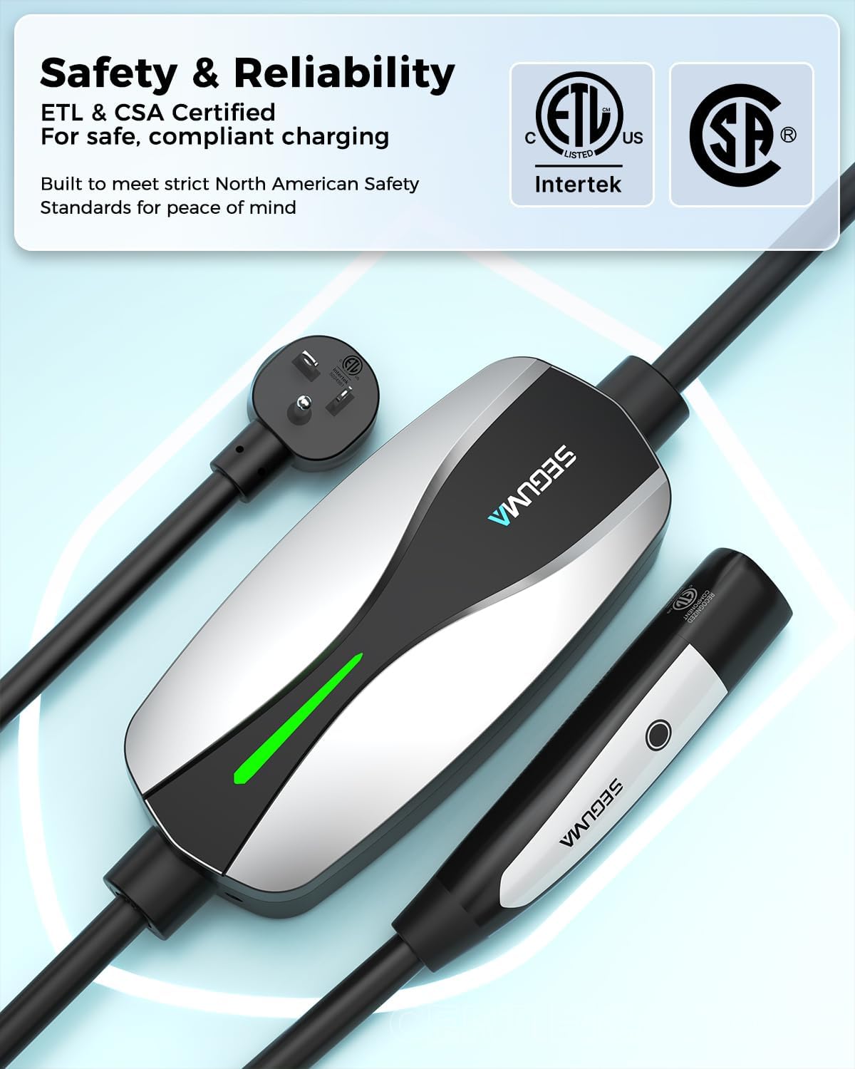 Detalle de Seguma Portable 16A EV Charger