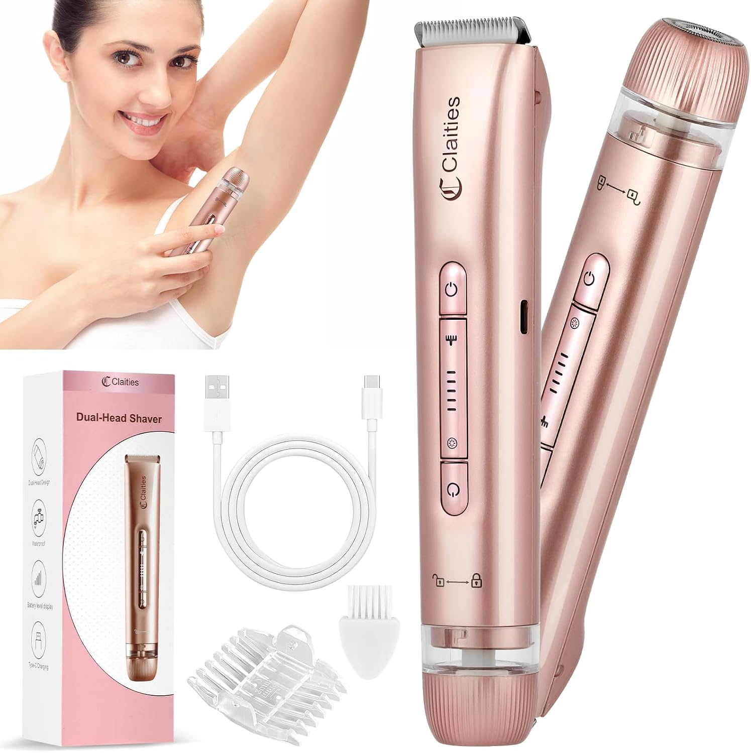 Detalle de Claities Rasoio 2 in 1 bikini IPX7