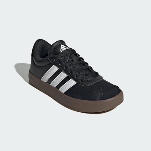 Detalle de adidas Mixte Enfant VL Court 3.0 Shoes — Core Black/Cloud White/Gum, 31 EU