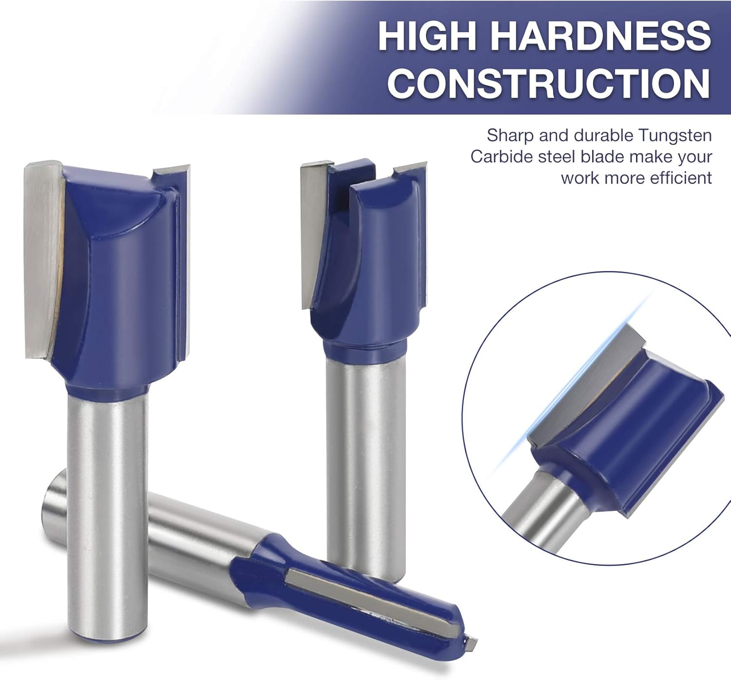 Thumbnail 3 de WORKPRO Set Frese per Legno 15 pezzi con codolo 8 mm e scatola in plastica