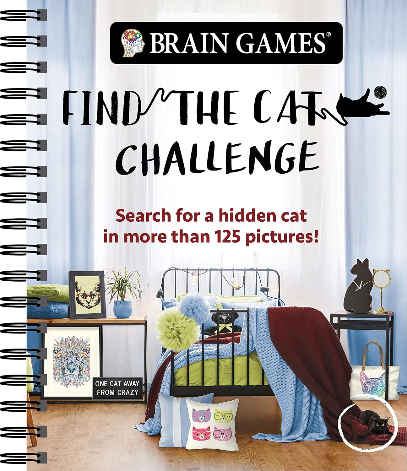 Detalle de Brain Games Find the Cat Challenge, Volume 2: Picture Puzzle Book with 125+ Images