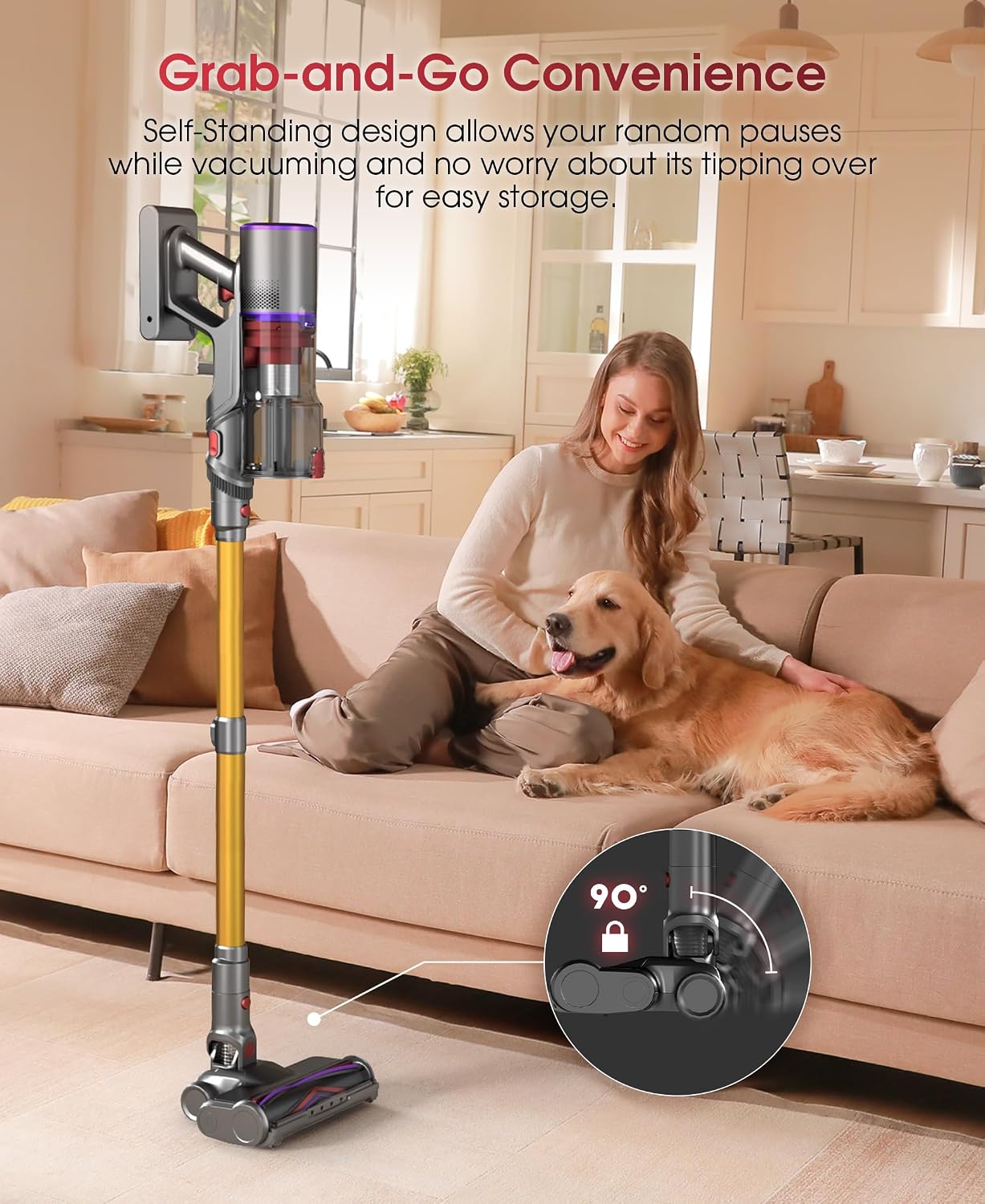 Thumbnail 5 de UNINELL HOME Cordless Vacuum 48Kpa 65 mins stick