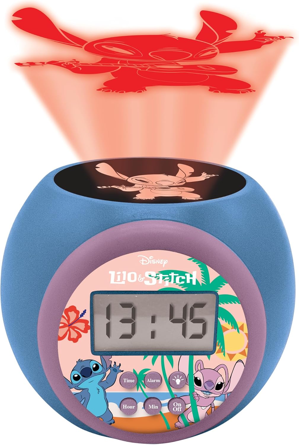 Thumbnail 3 de LEXIBOOK RL977DLXB Disney Stitch Projector Alarm Clock with Night Light