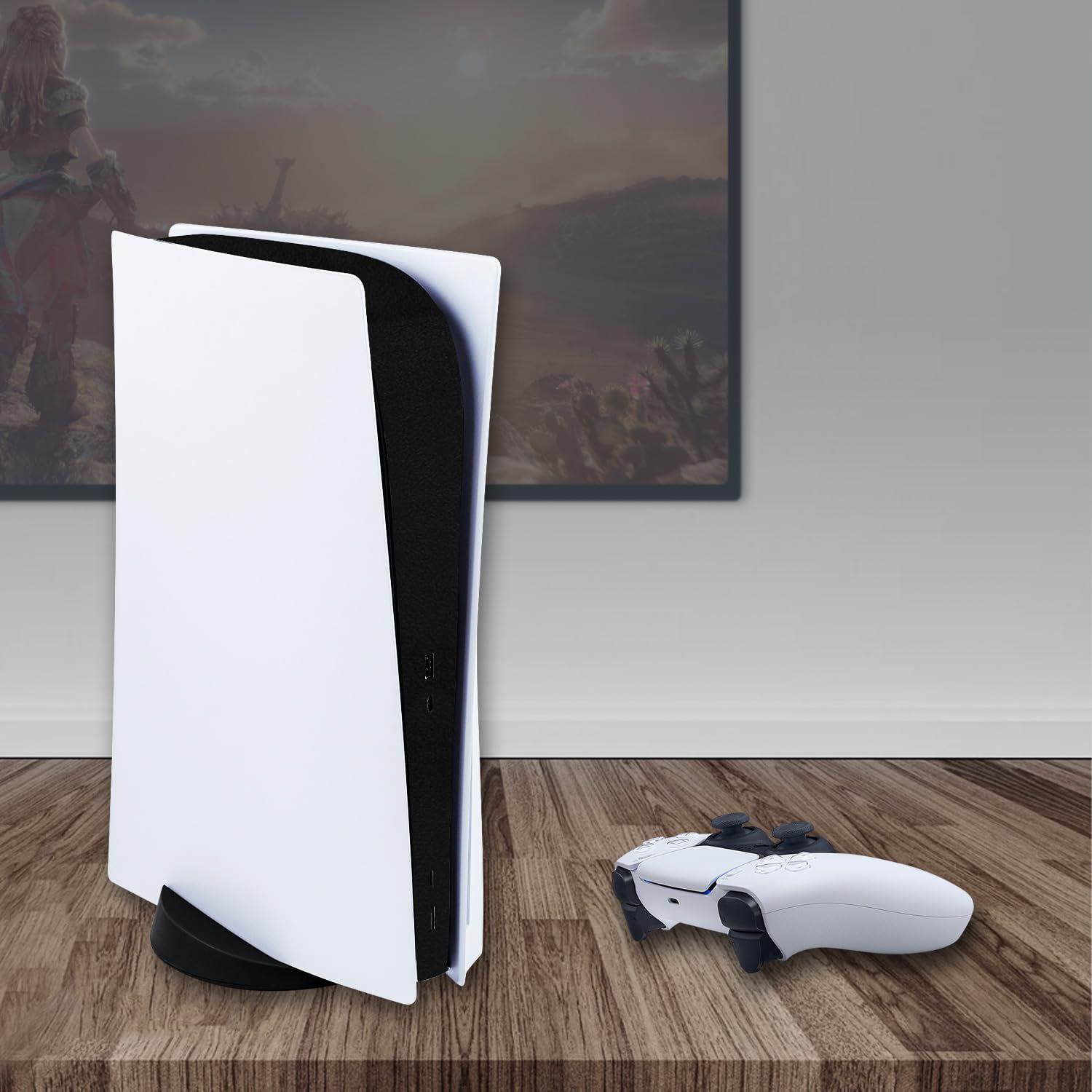 Detalle 2 de PS5 Mittelcover Sticker Schwarz Schutz