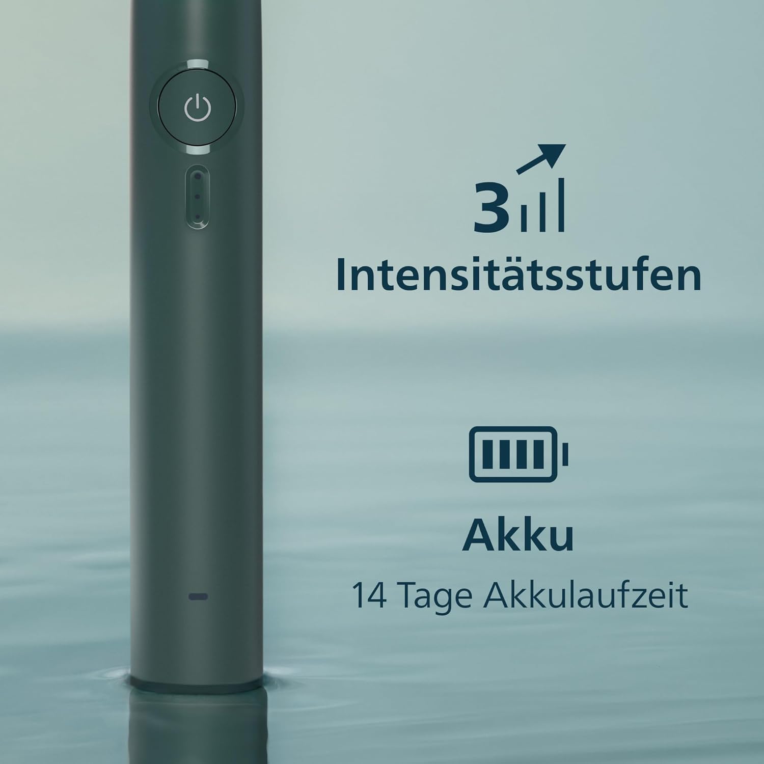 Detalle de Philips Sonicare Series 3100 Schallzahnbürste HX4033/26 (Drucksensor, 3 Intensitätsstufen) inkl. Reiseetui