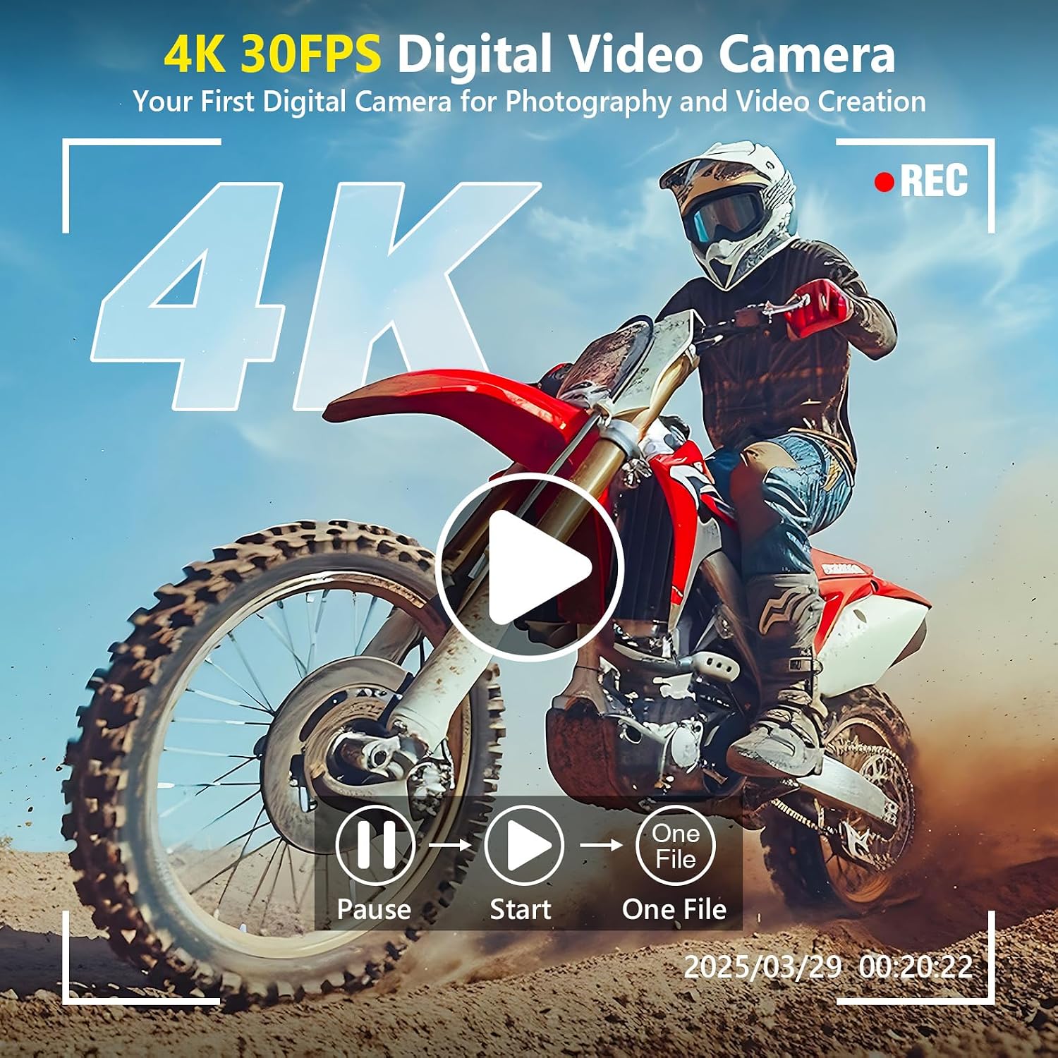 Detalle 2 de 4K Digital Camera 64MP for Vlogging
