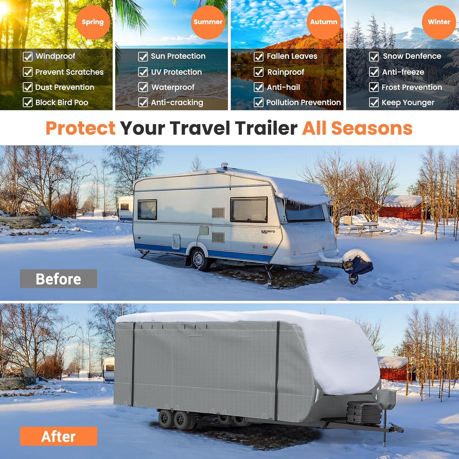 Thumbnail 4 de VIGORVAN RV cover, 27–30 ft