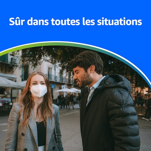 Detalle de Polonord Adeste 50 Masques FFP2 Blancs Cert. CE | Emballage Individuel Scellé