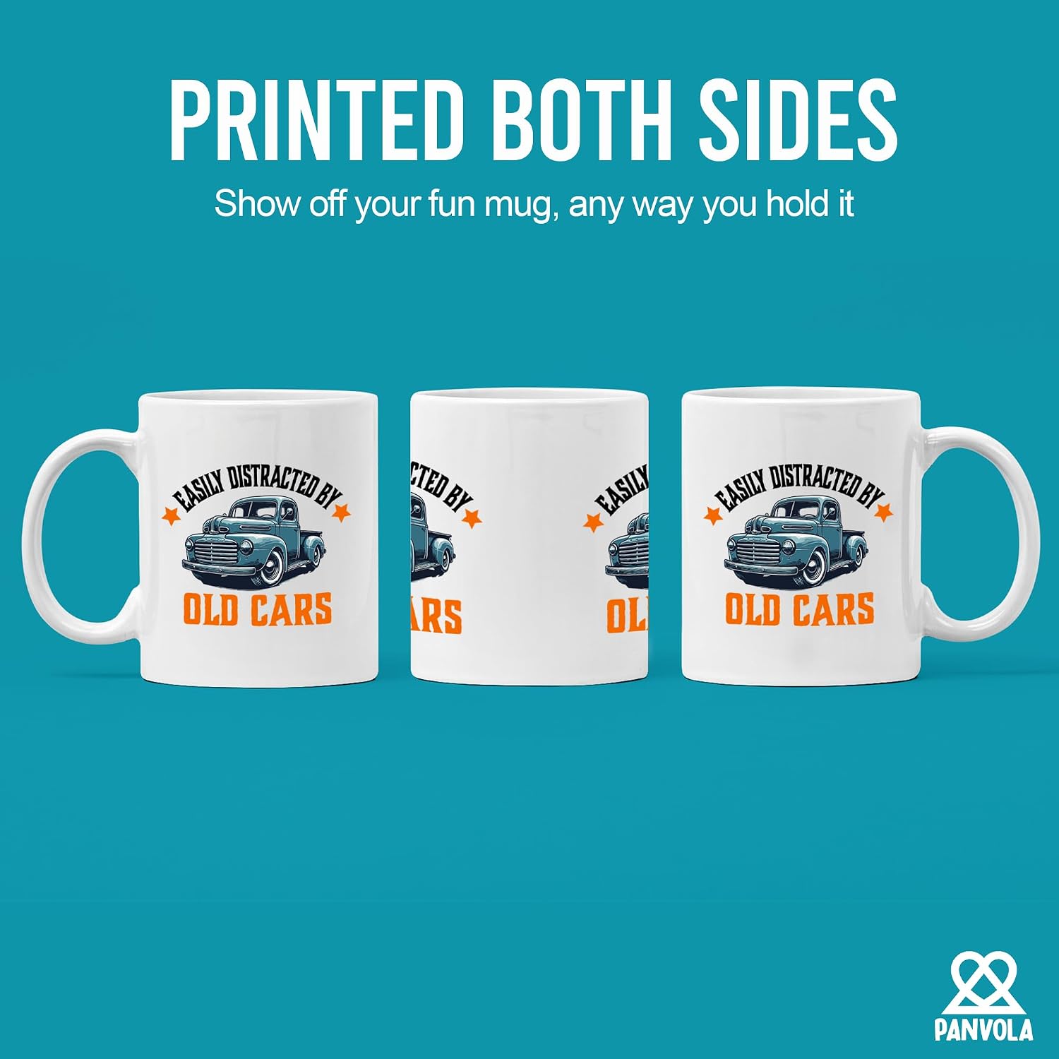 Detalle de Ceramic Car Lover Mug, 11 oz
