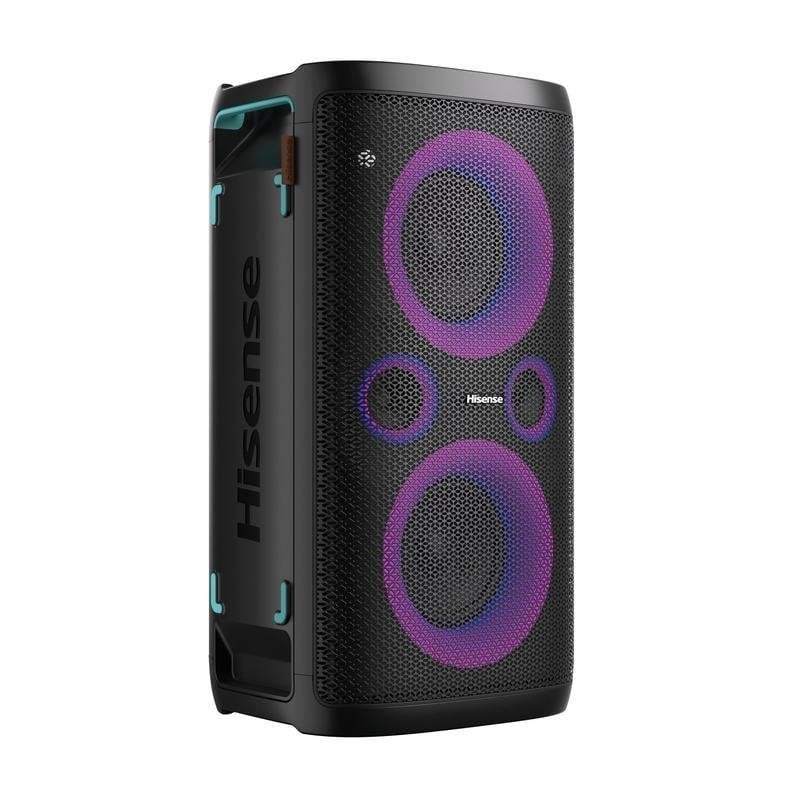 Detalle de Hisense Party Storm, altavoz inalámbrico de 300 W RMS con Bluetooth y batería de 15 h