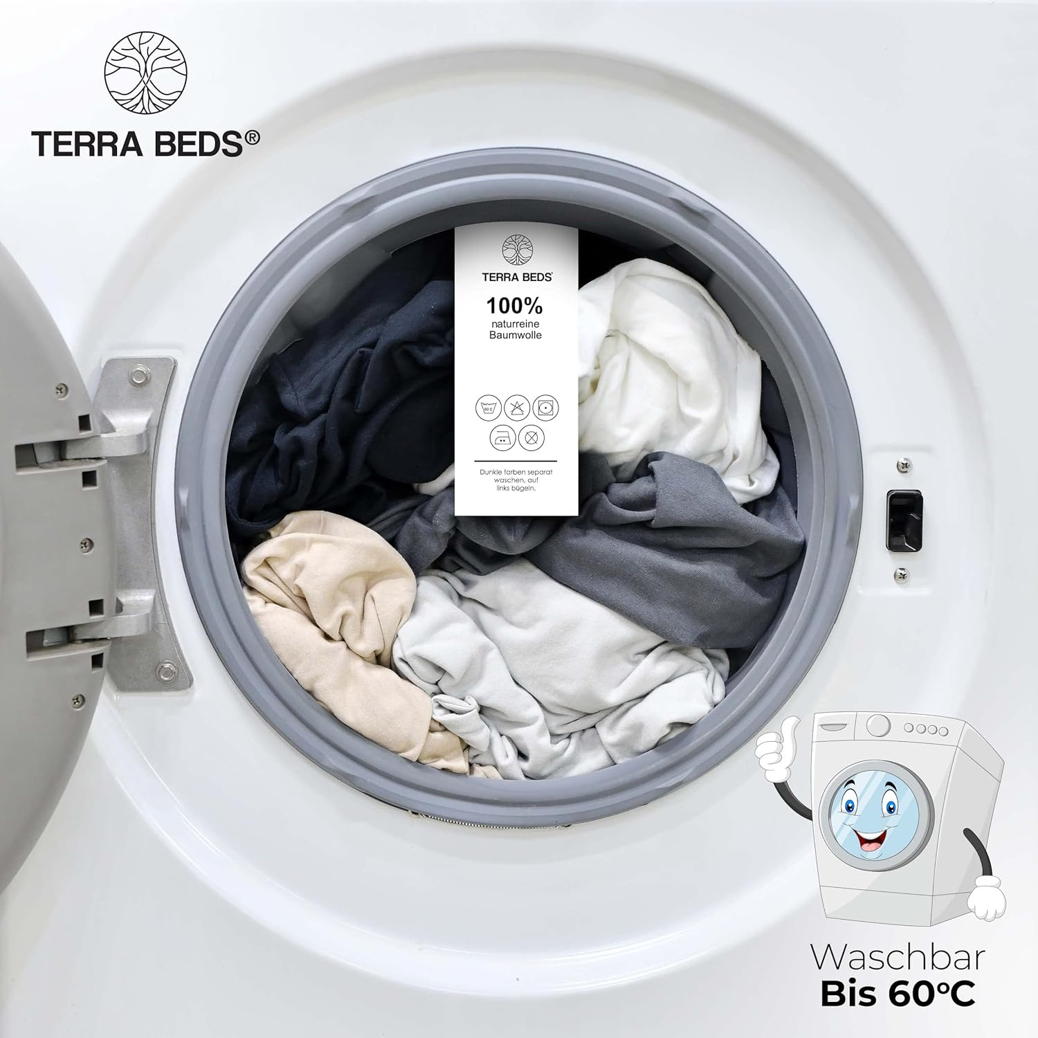 Thumbnail 4 de Terra Beds Premium Spannbettlaken 70x140 cm