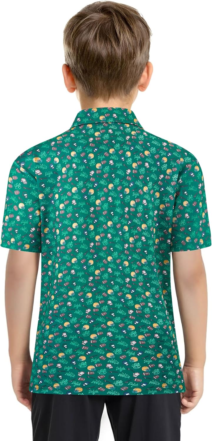 Detalle de Boys' Golf Polo Shirt, UPF 30+