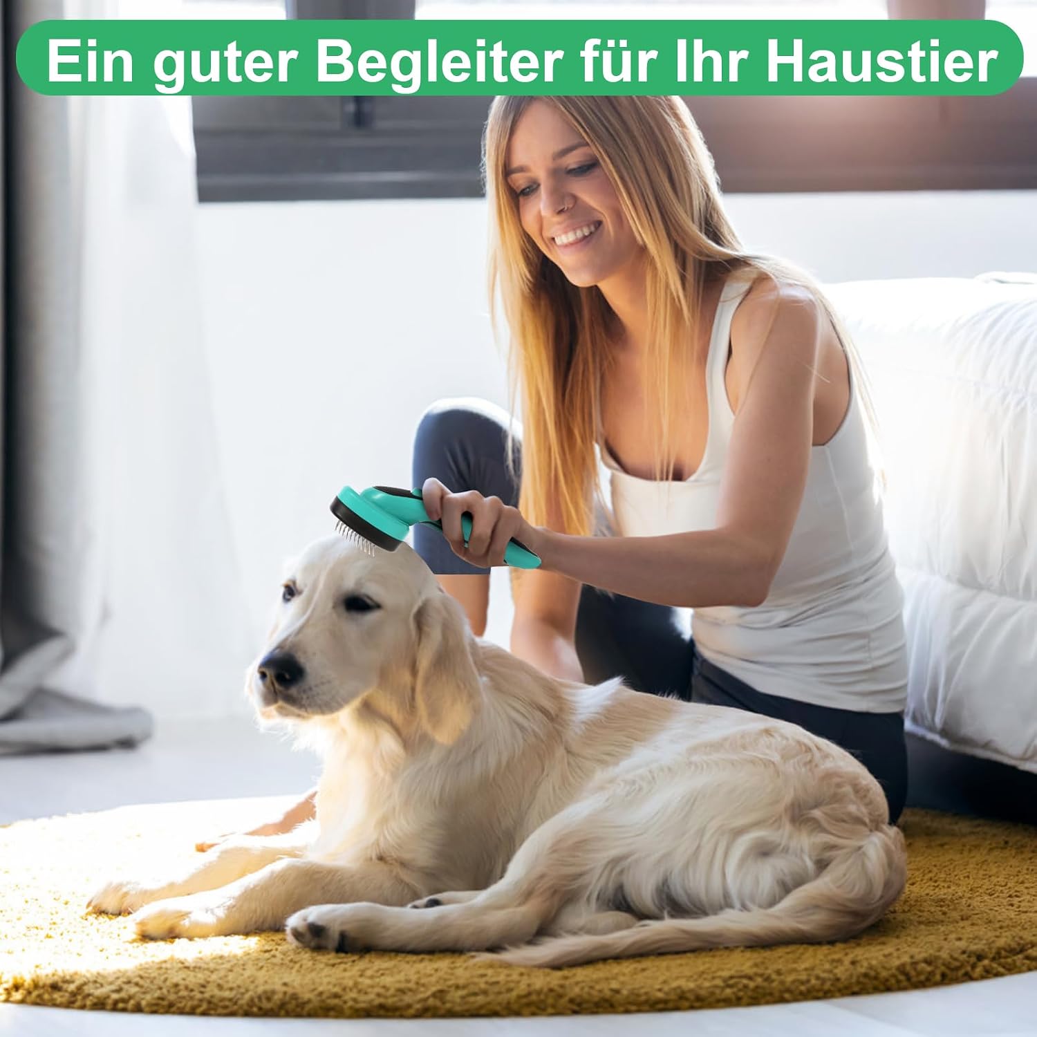 Thumbnail 6 de WOPQAEM Hundebürste für Kurzhaar 10 mm