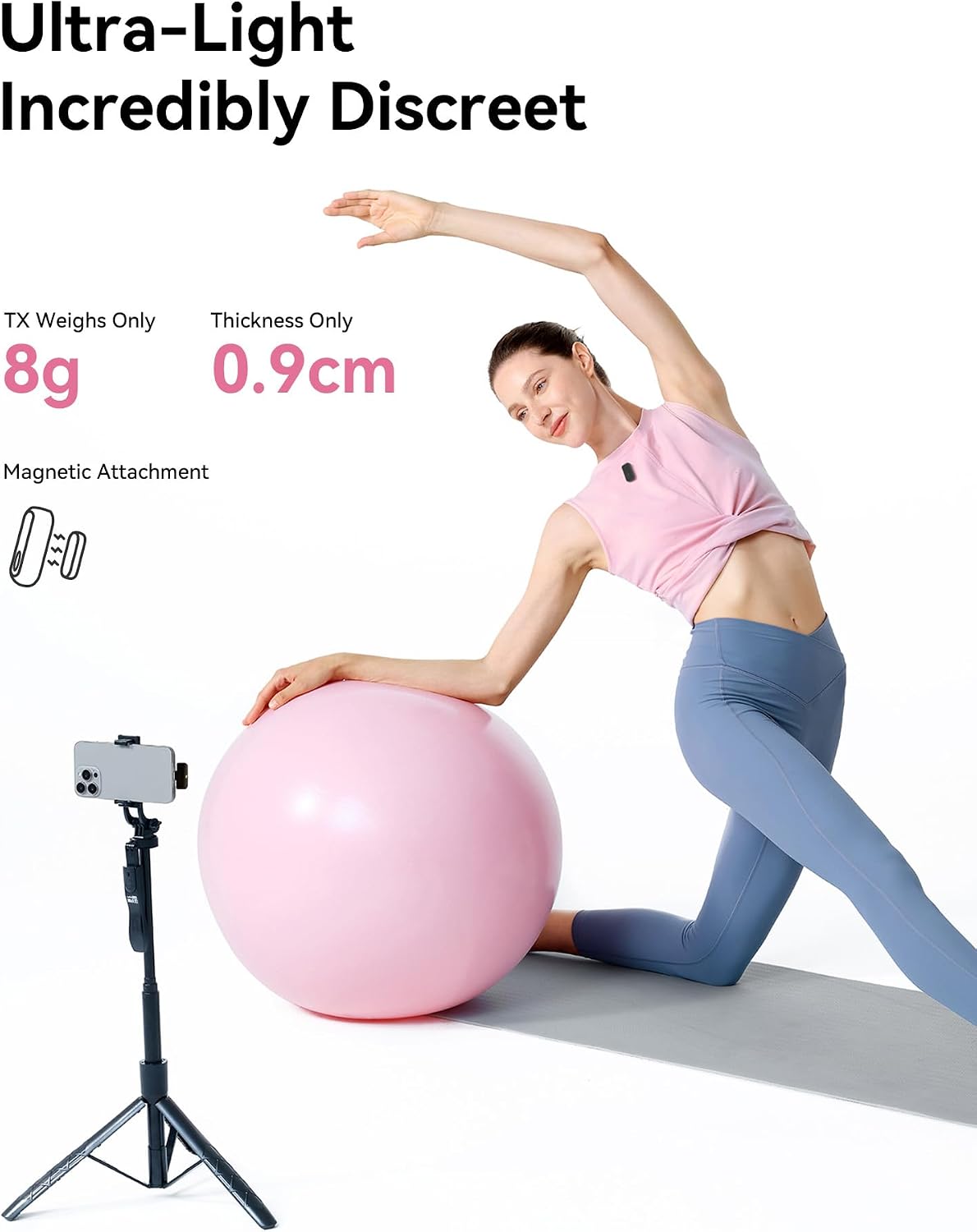 Thumbnail 6 de Hollyland Lark A1 Mini Duo Wireless Microphone, USB-C, Dual TX, Noise Cancellation