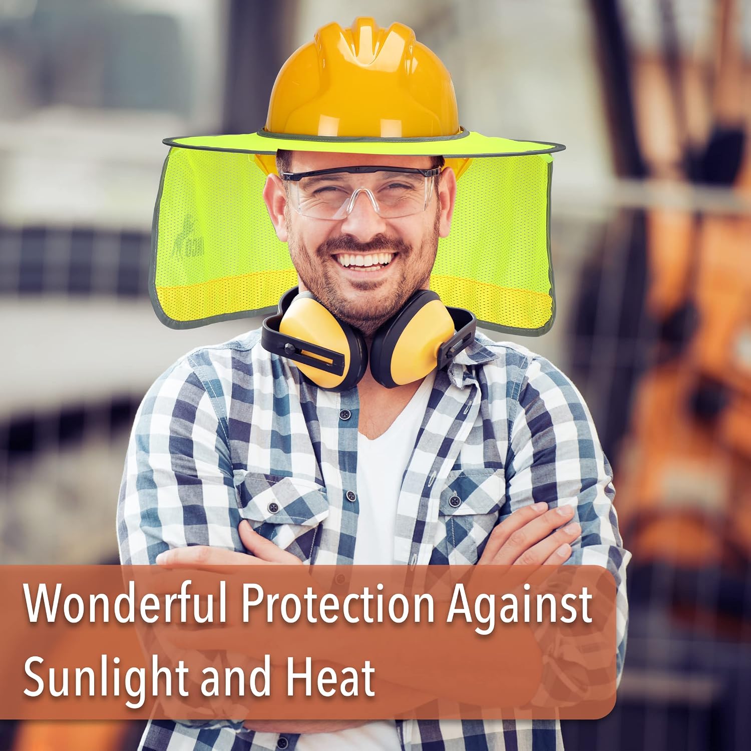 Detalle 2 de UNCO Hard Hat Sun Shield Mesh