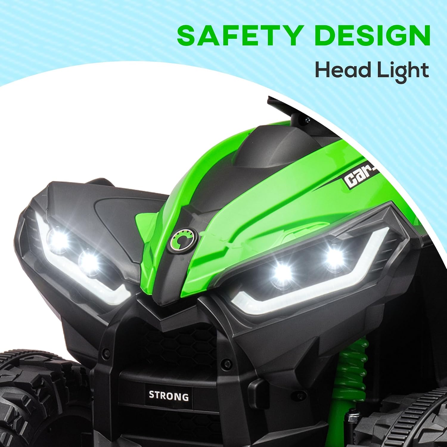 Thumbnail 4 de HOMCOM 12V Electric Quad Bike for Kids: Safe, Fun Ride-On for Ages 3–5