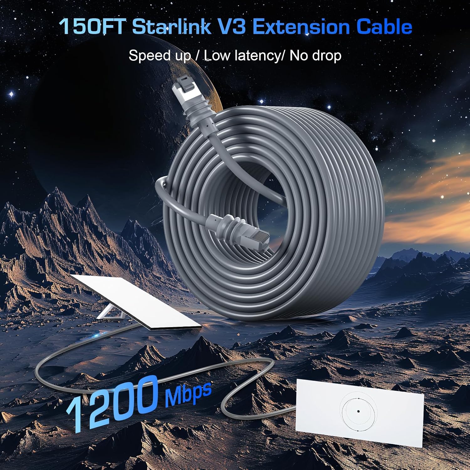 Thumbnail 6 de 3BAO Starlink Gen 3 Kabel 30M