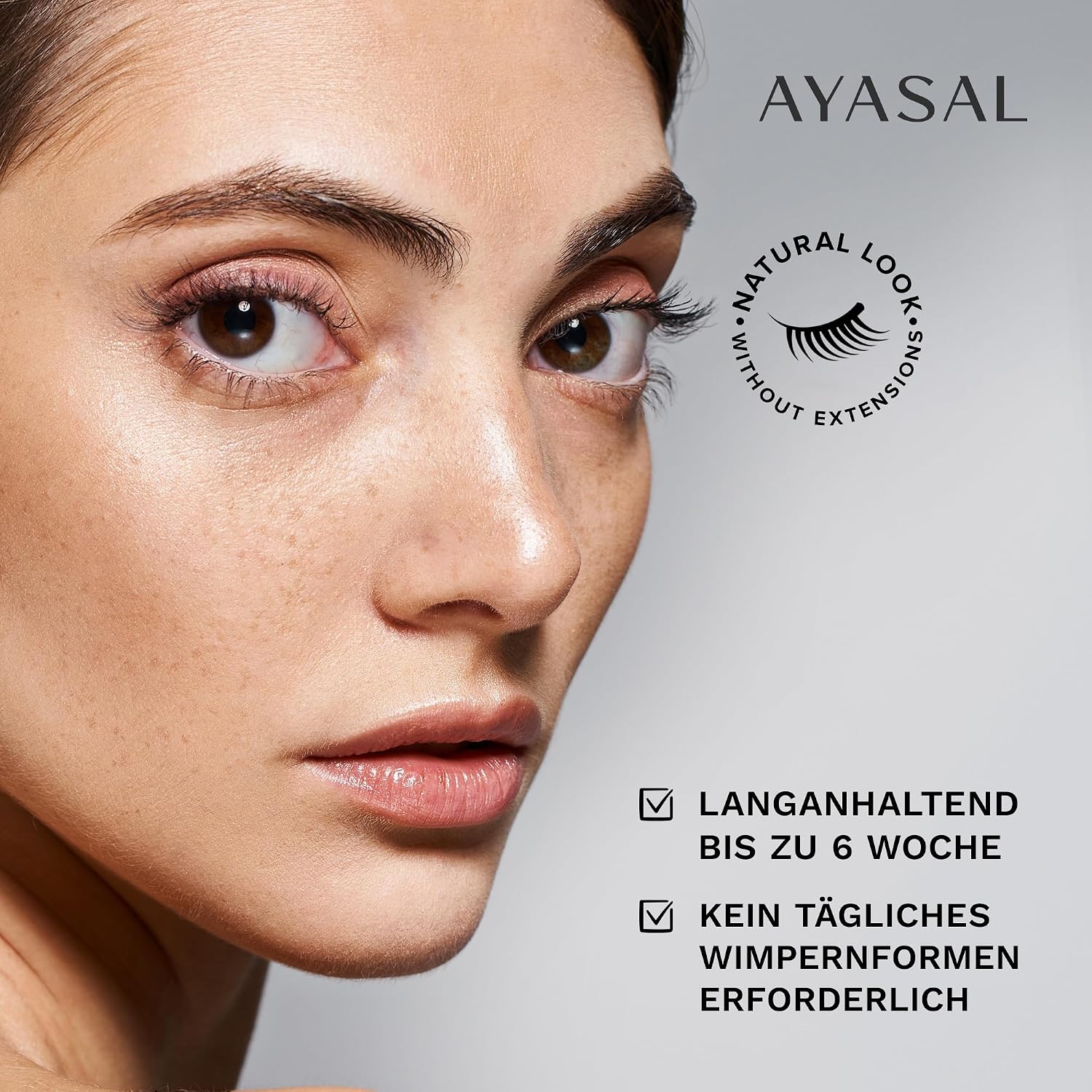 Detalle de AYASAL Wimpernlifting-Set – Koreanische Lash-Lifting Formel für schonendes Lifting zu Hause