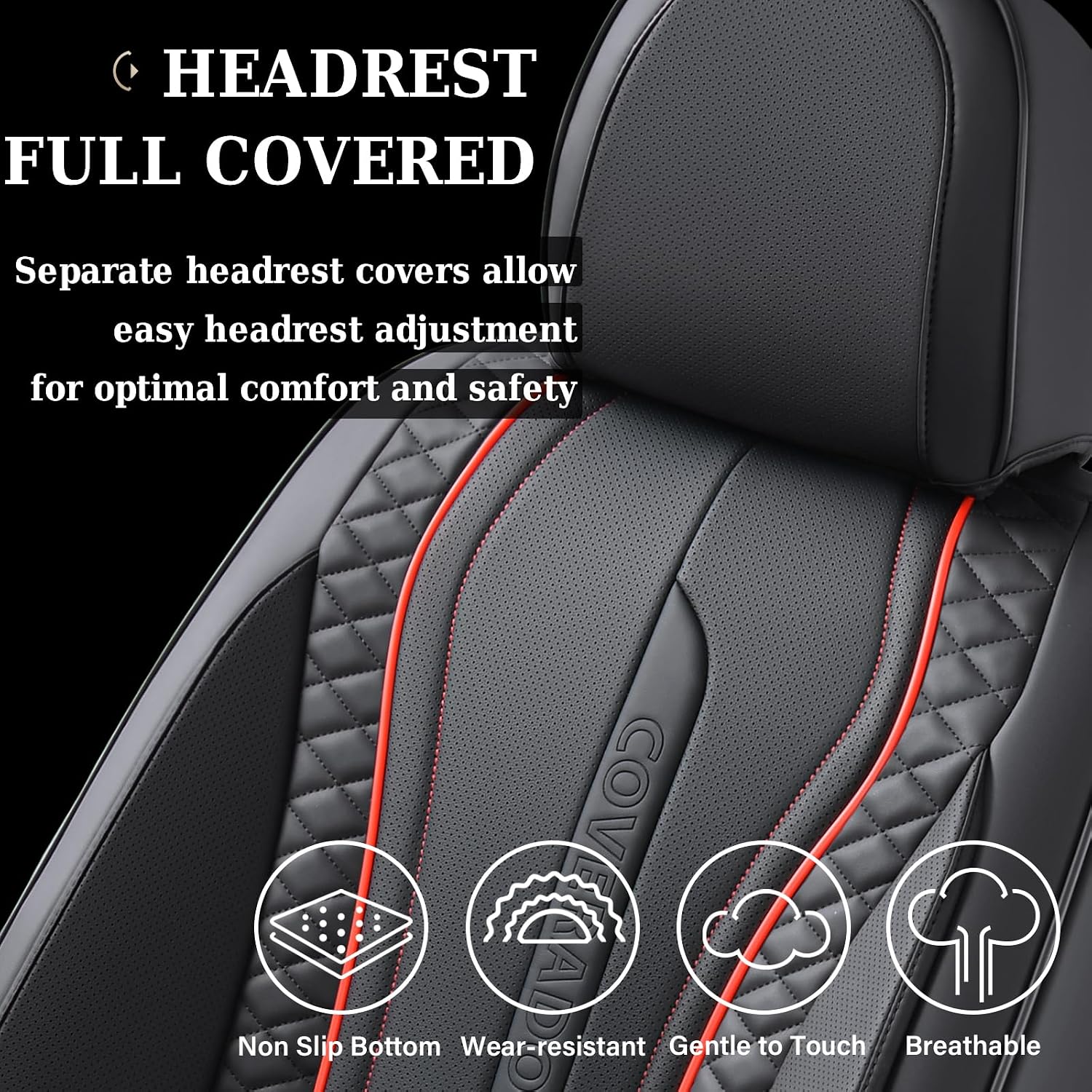 Thumbnail 4 de Coverado Car Seat Covers Faux Leather