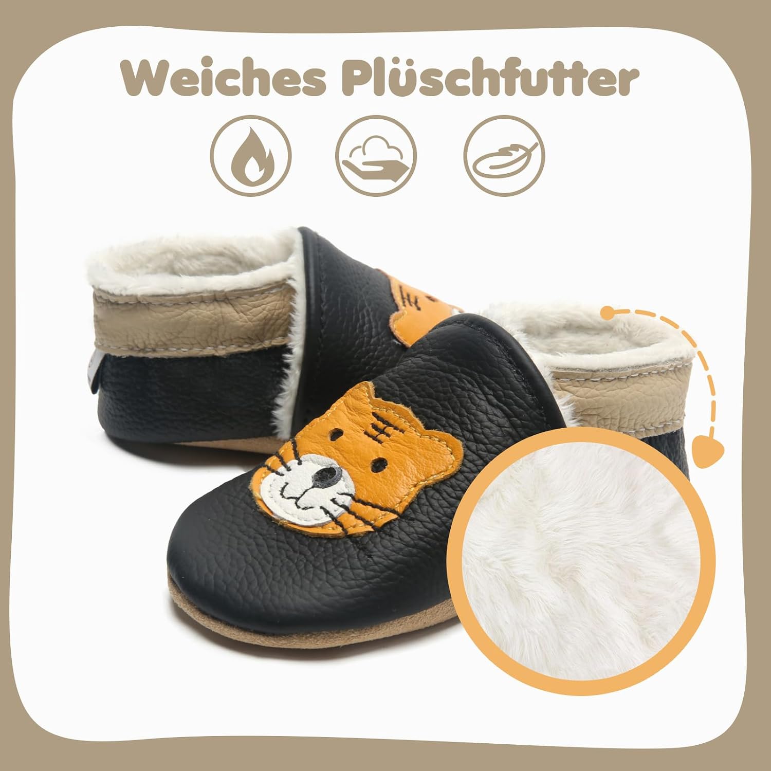 Detalle 1 de IceUnicorn Krabbelschuhe Baby Winter