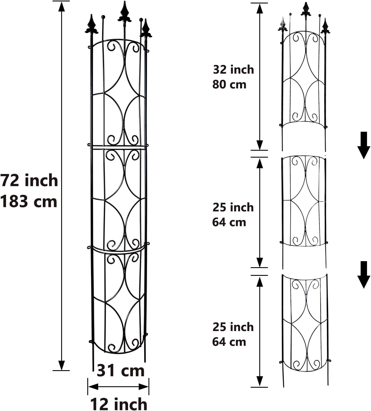 Thumbnail 1 de Thealyn Garden Trellis 182 cm for climbing plants