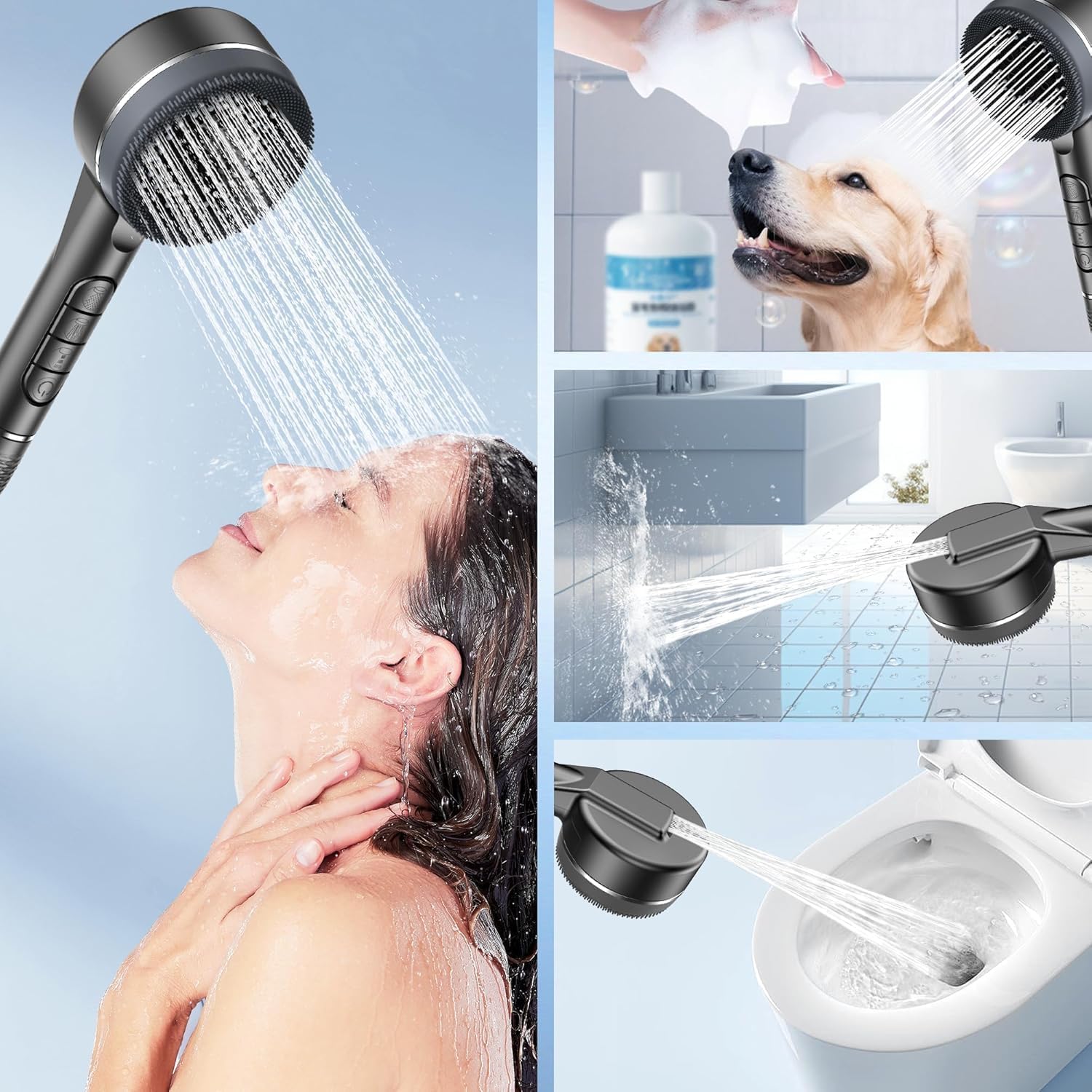 Thumbnail 6 de Hard Water Filter Shower Head with 15 Stage Filter and 4 Modes