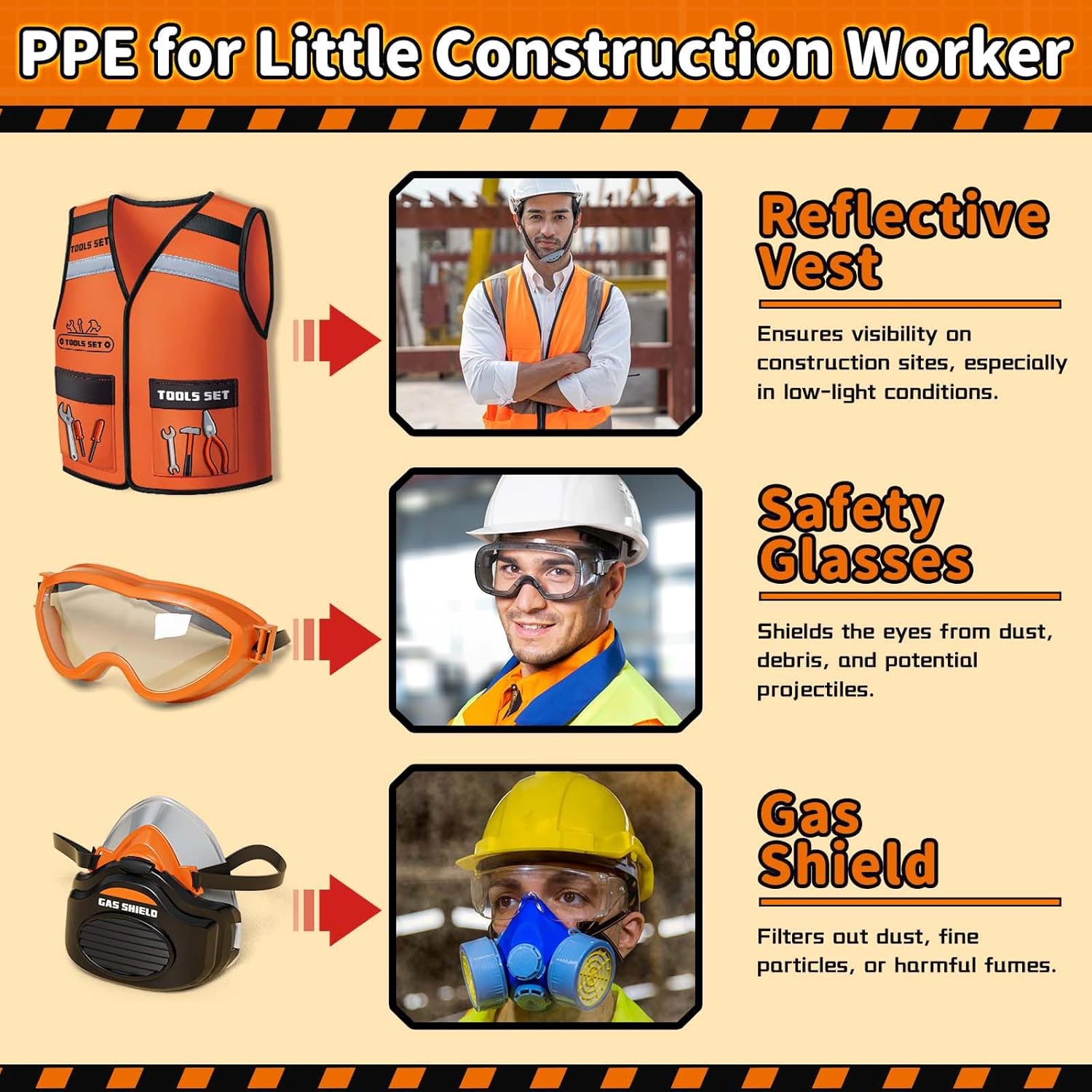 Thumbnail 5 de KidBloom Kids Tool Set with Drill for 3–4 Years