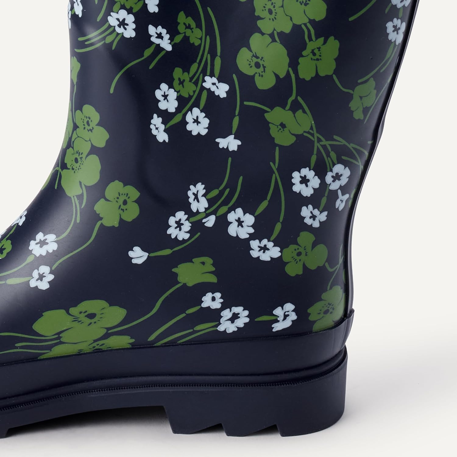 Detalle de Amazon Essentials Women's Waterproof Tall Rain Boot with Adjustable Buckle