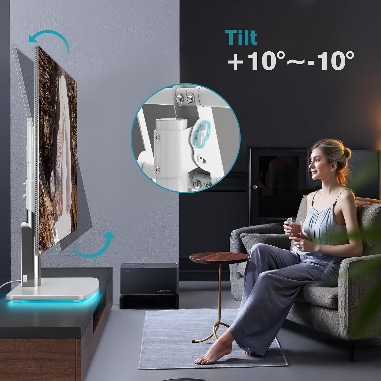 Thumbnail 2 de LLDEPLL TV Stand 150 lbs