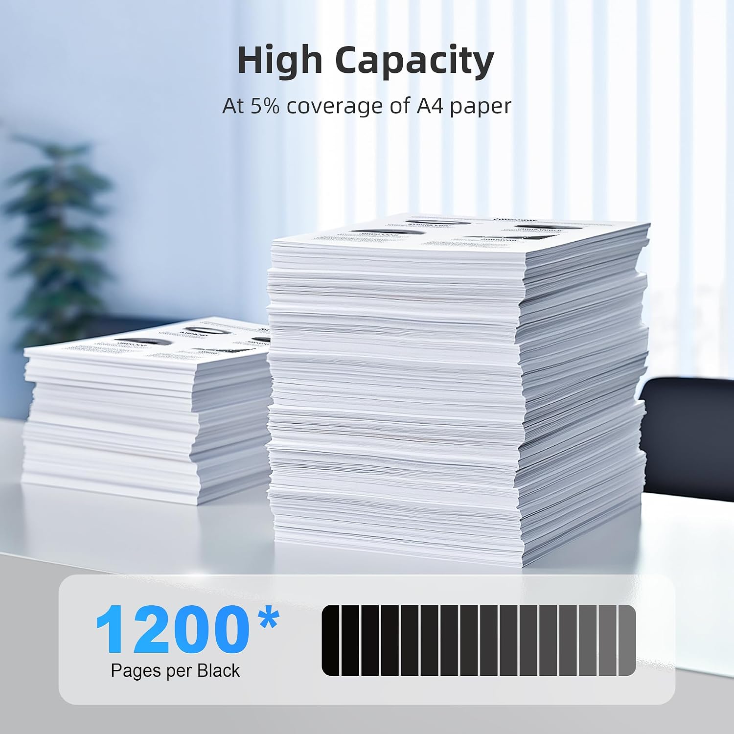 Detalle de SUDLTO TN830XL Compatible Black Toner Cartridges for Brother Printers