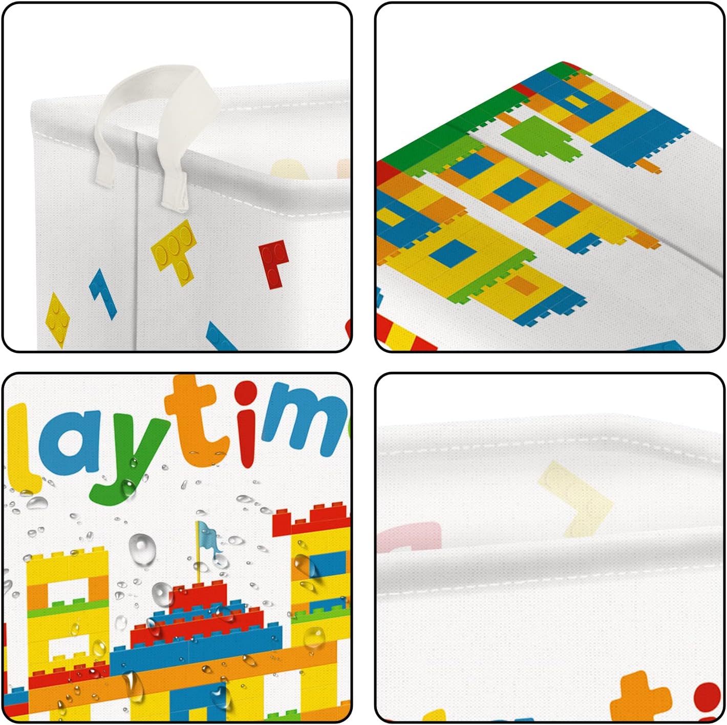 Thumbnail 4 de Clastyle Studie Kinder-Wäschekorb mit Henkel, faltbar (40x30x30 cm) – Aufbewahrung für Babyzimmer & Spielzeit