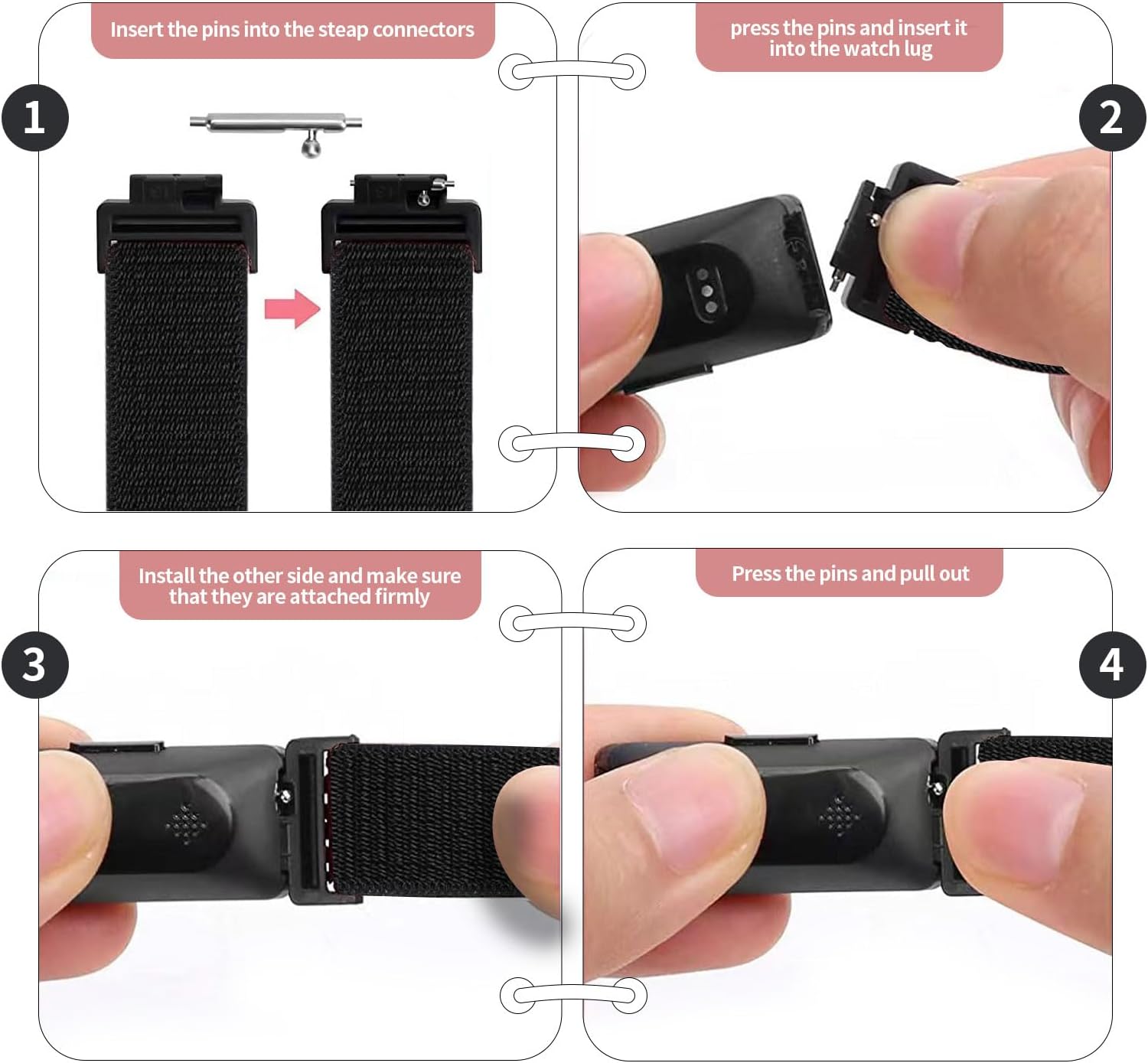 Detalle de Ecogbd Nylon Replacement Strap for Fitbit Inspire