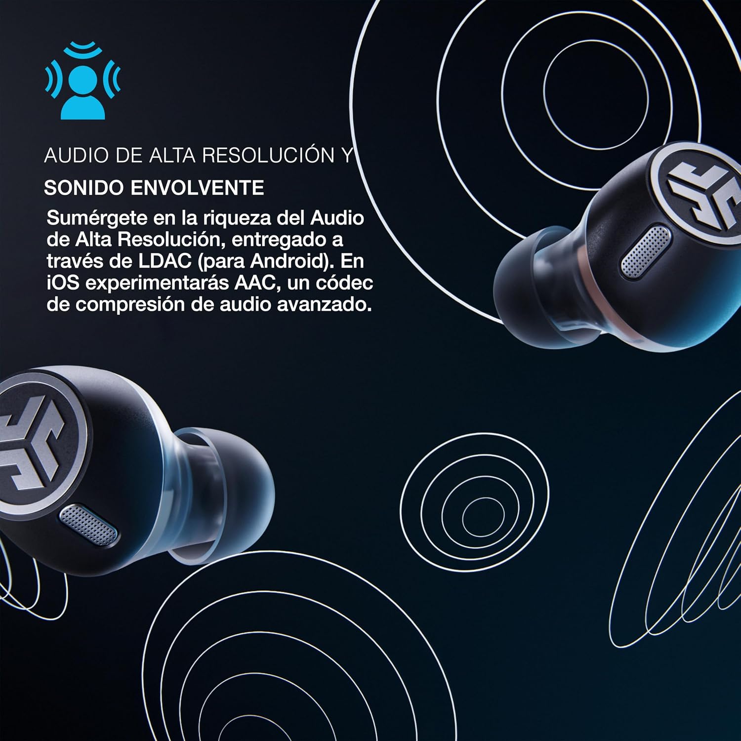 Thumbnail 2 de JLab Epic Lab Edition: Auriculares inalámbricos con ANC