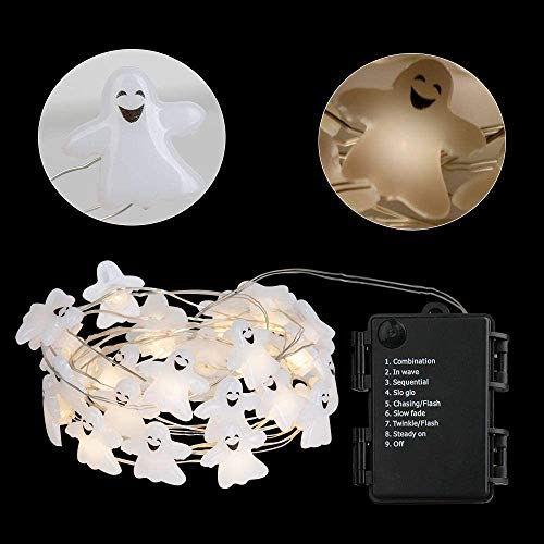 Detalle de Eambrite Halloween string lights, 3-piece set