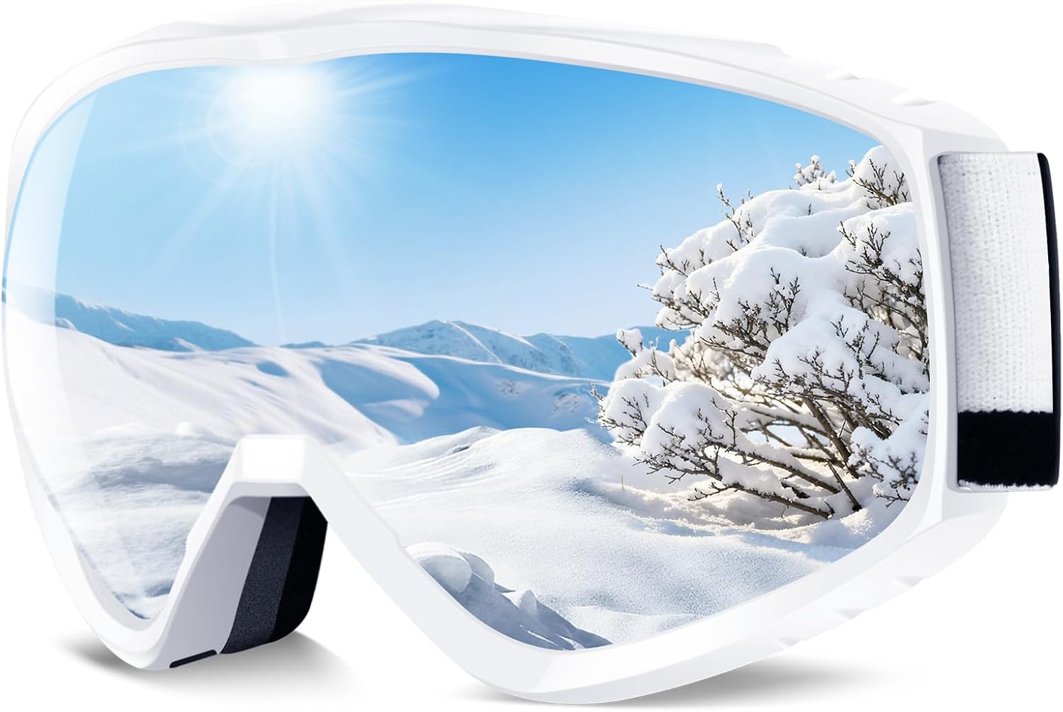 Detalle de findway OTG Ski Goggles Over-Glasses Anti-Fog 100% UV Protection