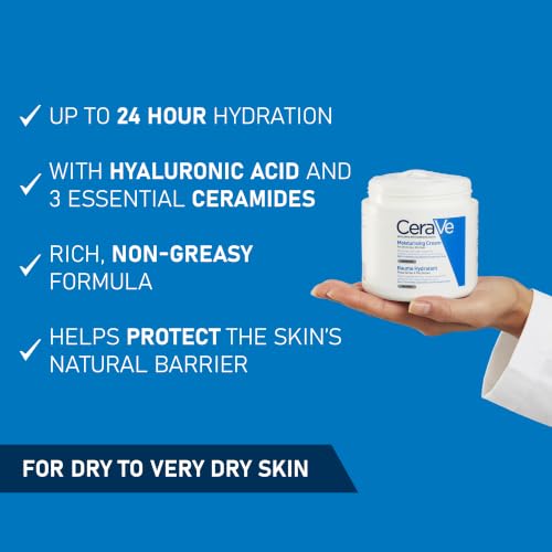 Detalle 2 de CeraVe Face Care & Body Moisturiser for Dry to Very Dry Skin, 454g